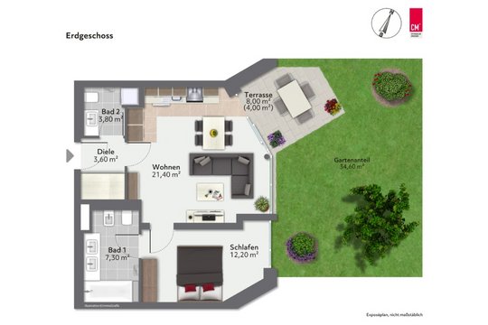 Grundriss_Gartenwohnung