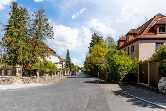 Blick in die Straße