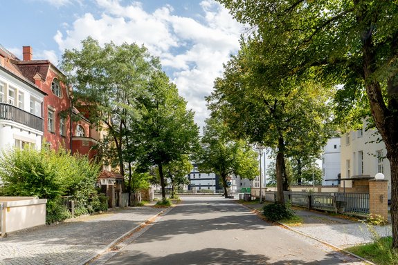 Blick in die Straße Blick in die Straße