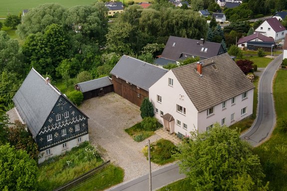 Luftbild Dreiseithof Luftbild Dreiseithof