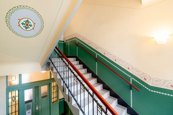 gepflegtes Treppenhaus gepflegtes Treppenhaus