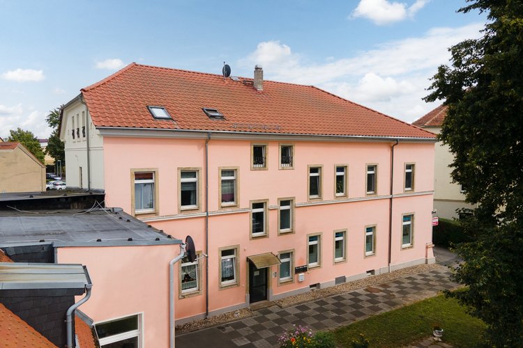Rückansicht Wohngebäude
