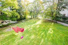 Ausblick vom Balkon