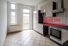 Musterfoto Küche mit Zugang zum Balkon