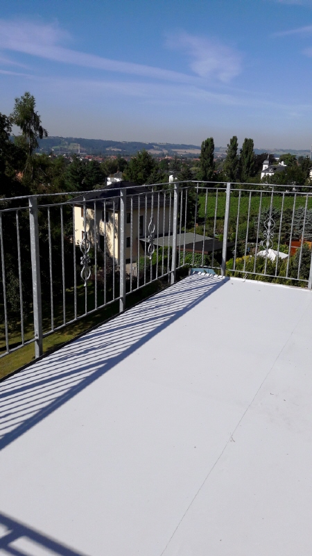 Unverbauter Blick über Radebeul! Dachgeschoss mit Terrasse! !