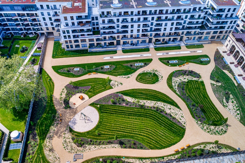 Luftbild Herzogin Garten