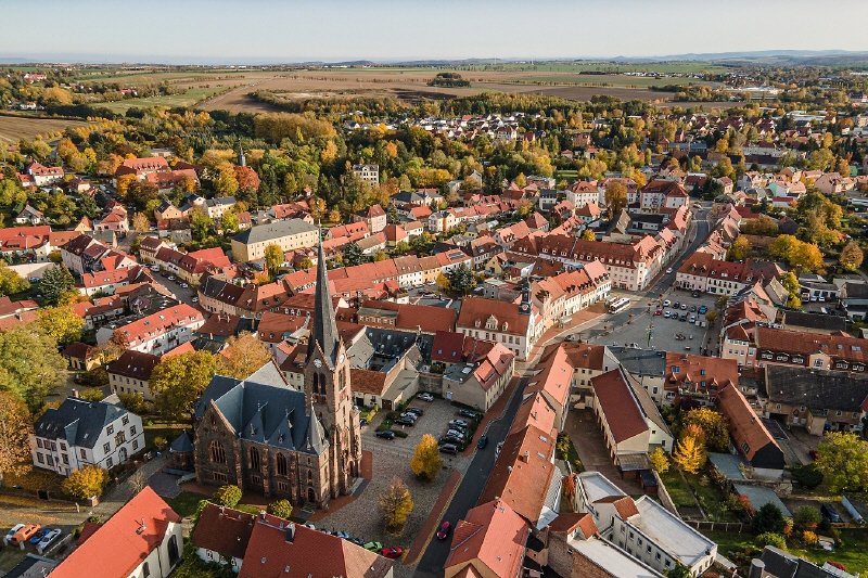 Luftbild von Wilsdruff